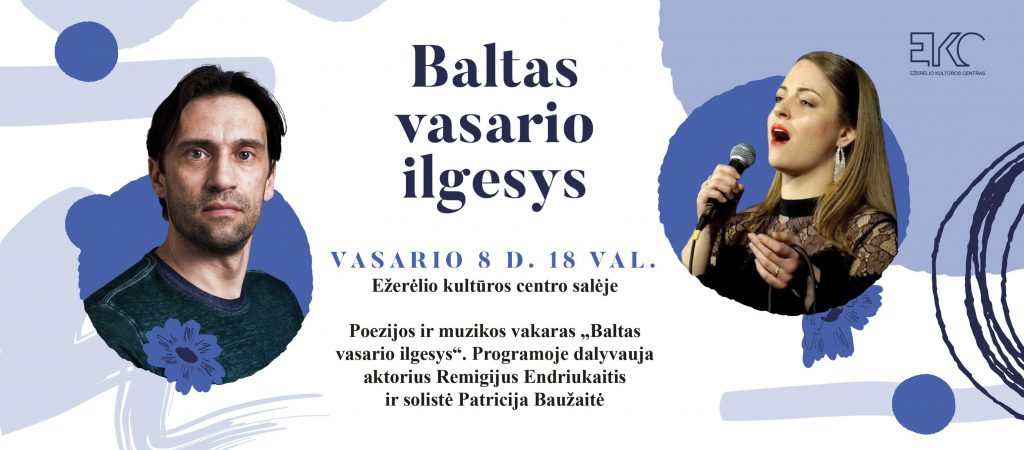 Baltas vasario ilgesys Ežerėlyje viršelis