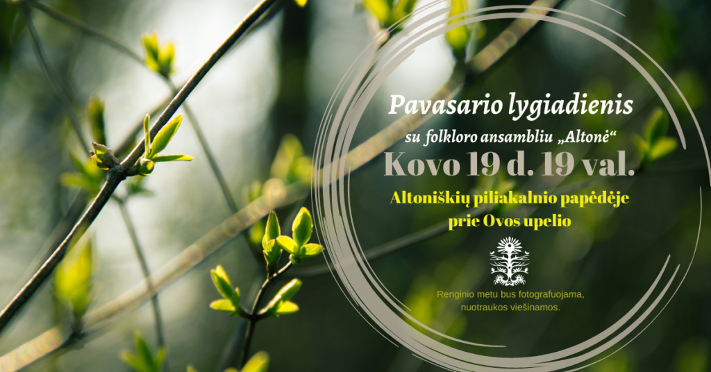 Pavasario lygiadienio su folkloro ansambliu Altonė viršelis