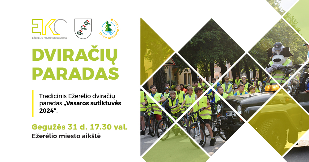 Dviračių paradas Ežerėlyje 2024 viršelis