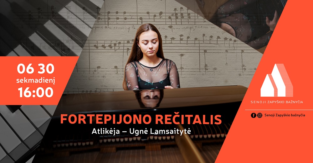 Fortepijono rečitalis Senojoje Zapyškio bažnyčioje viršelis