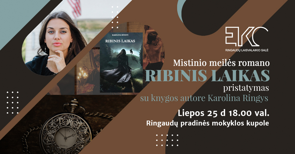Knygos pristatymas Ribinis laikas viršelis