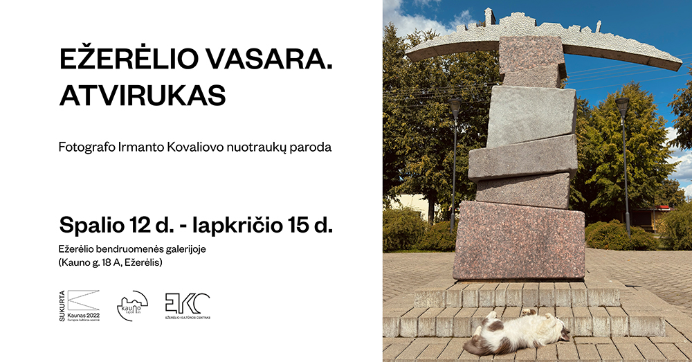 Irmanto Kovaliovo parodos pristatymas Ežerėlyje_viršelis