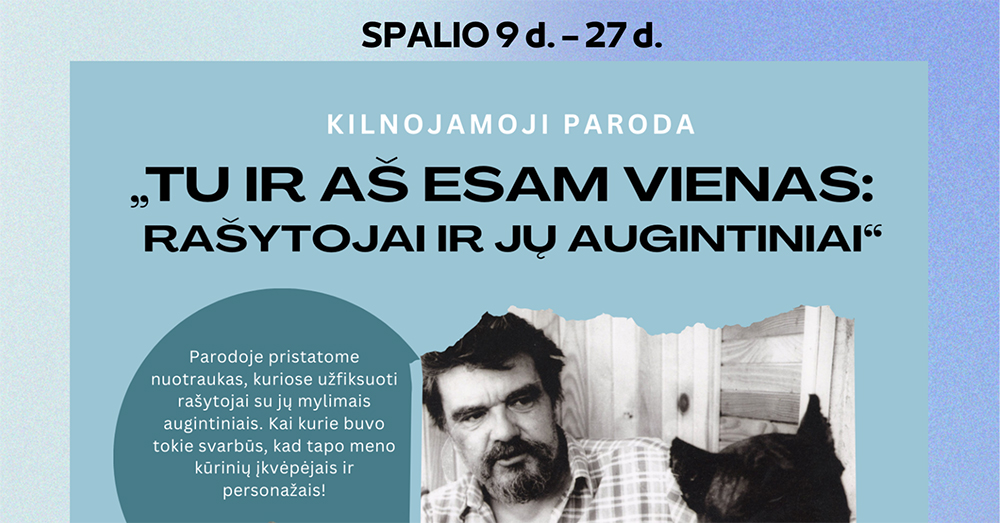 Tu ir aš esam vienas paroda Zapyškyje