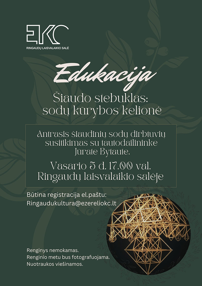 sodai skelbimas