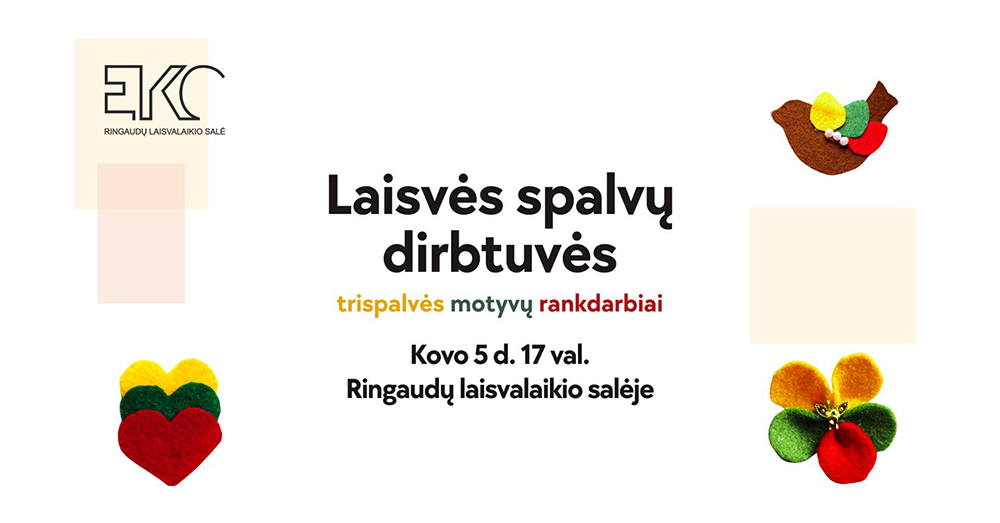 Laisvės spalvų dirbtuvės Ringauduose viršelis
