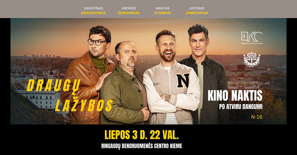 DRAUGŲ LAŽYBOS viršelis