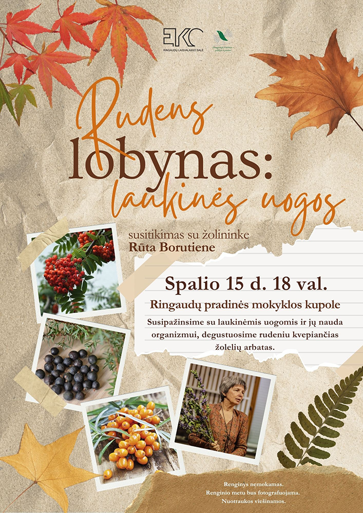 Susitikimas su žolininke Rūta Borutiene