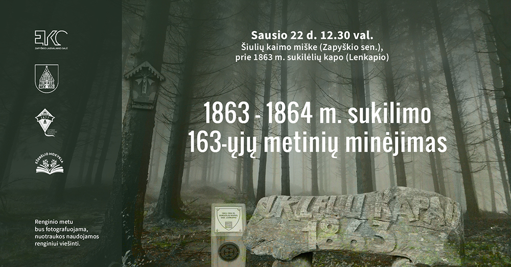 163-ųjų 1863-1864 m. sukilimo metinių minėjimas