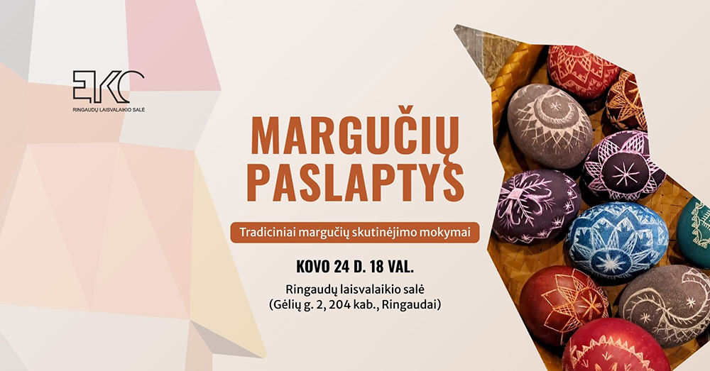 Tradiciniai margučių skutinėjimo mokymai „MARGUČIŲ PASLAPTYS“
