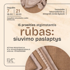 Iš praeities atgimstantis rūbas: siuvimo paslaptys