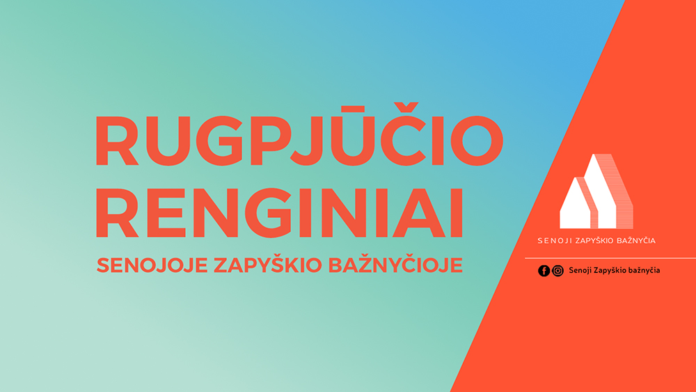 Rugpjūčio mėnesio renginiai