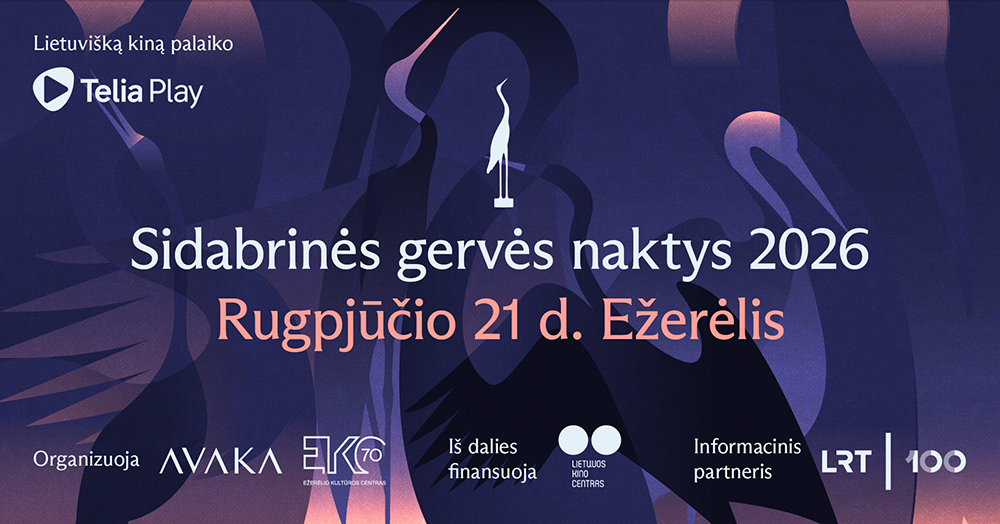 Vasaros kino festivalis „Sidabrinės gervės naktys 2026“