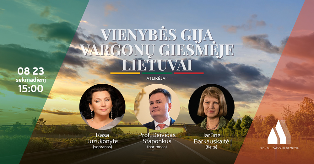 Vienybės gija vargonų giesmėje Lietuvai