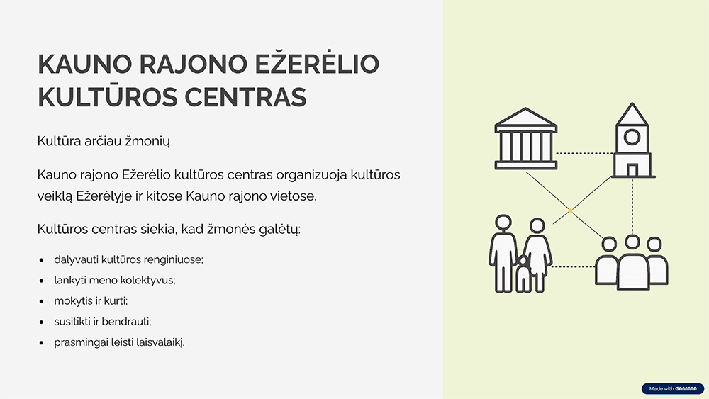 KAUNO RAJONO EŽERĖLIO KULTŪROS CENTRAS 