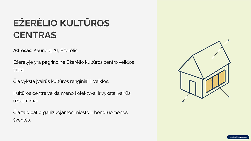 EŽERĖLIO KULTŪROS CENTRAS