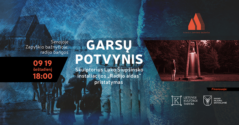 kulptoriaus Luko Šiupšinsko instaliacijos „Radijo aidas“